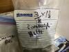 SHOP PAIL OF MIXED BITS W/ WASHERS, BOLTS, NUTS, ELETRIC FENCE CONNECTORS & MISCELLANEOUS - 4