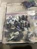 SHOP PAIL OF MIXED BITS W/ WASHERS, BOLTS, NUTS, ELETRIC FENCE CONNECTORS & MISCELLANEOUS - 7