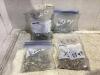 SHOP PAIL OF MIXED BITS W/ WASHERS, BOLTS, NUTS, ELETRIC FENCE CONNECTORS & MISCELLANEOUS - 11