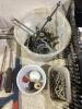 SHOP TOTE W/ SCREWDRIVERS, SAW, RIVETS & MISCELLANEOUS - 3