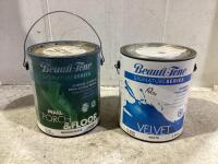 (2) INTERIOR PAINT CANS