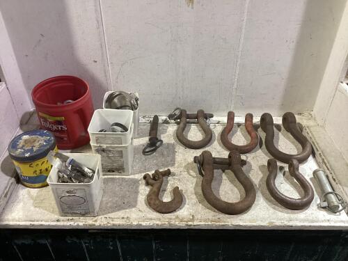 SHOP PAIL OF MISCELLANEOUS PARTS