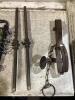 SHOP FLAT W/ WRENCHES, SCREWDRIVER, ROTARY, TRAP & MISCELLANEOUS - 4