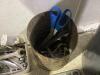 SHOP PAIL OF MIXED WRENCHES, PILERS & MISCELLANEOUS - 4