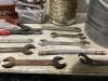 SHOP PAIL OF MIXED WRENCHES, PILERS & MISCELLANEOUS - 6