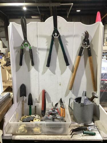 SHOP TOTE OF GARDEN SUPPLIES
