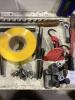 SHOP PAIL W/ CARPENTER SQUARE, EXTENSION CORD, HAMMER & MISCELLANEOUS - 3
