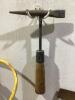 SHOP PAIL W/ CARPENTER SQUARE, EXTENSION CORD, HAMMER & MISCELLANEOUS - 10
