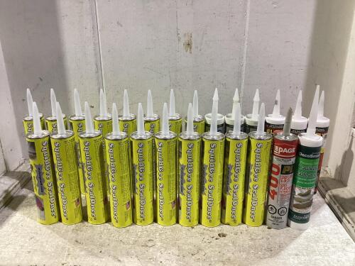 (26) MIXED CAULKING TUBES OF SEALANT/ADHESIVE
