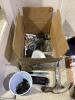 SHOP CRATE W/ SCREWS, NUTS, HAMMER, EXTENSION CORD & MISCELLANEOUS - 2