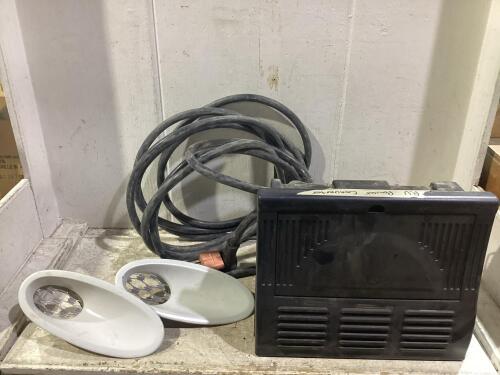 SHOP BOX W/ RV-POWER CONVERTER & CAR FENDER VENTS