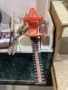 SHOP BOX W/ DOLLY WHEELS, HEDGE TRIMMER, SHEARS & MISCELLANEOUS - 6