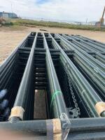 (2) 16&rsquo; New Magnum Steel Gates x 16 feet long/bidding per gate