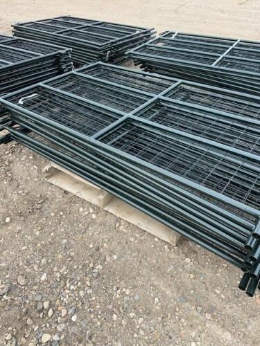 Stack of 10 new 7 foot steel mesh Panels/bidding per panel