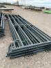 Stack of six damaged 16 foot panels/bidding per panel