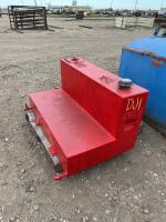 L shaped fuel tank
