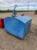 Large diesel tank with hand pump