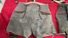 (2) PAIRS YOUTH SIZE SUEDE LEDERHOSEN - 3