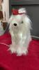 SMALL SLOWAN PET CARRIER & A CHRISTMAS LIGHT-UP FLUFFLY DOG - 4