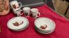 APPLE THEME DISHES, LEATHER COASTERS, CERAMIC WALL DECOR, FARM THEME HOT PLATES - 2
