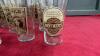 (9) COCA-COLA GLASSES & (6) WHITE BUD. VASES - 2