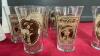 (9) COCA-COLA GLASSES & (6) WHITE BUD. VASES - 3