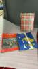 SCOTLAND COLLECTIBLES - TARTAN SKIRT/KILT, SONG BOOKS, (2) HORSE BRASSES, HIGHLAND DANCING BOOK, BANNERS, THE PROFESSIONAL PIPER BOOK - 4