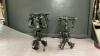 (2) METAL ANTIQUE LIGHT FIXTURES