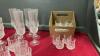 CRYSTAL STEMWARE & (2) GLASSES - 3