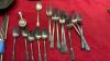 1847 ROGERS BROS SILVERPLATE CUTLERY & A SMALL WAGNER CAST PAS - 2