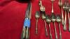 1847 ROGERS BROS SILVERPLATE CUTLERY & A SMALL WAGNER CAST PAS - 3