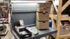 (2)ITEMS- 3-DRAWER WICKER STORAGE UNIT + TRAY W/DVD + VHS MOVIES