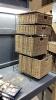 (2)ITEMS- 3-DRAWER WICKER STORAGE UNIT + TRAY W/DVD + VHS MOVIES - 3