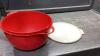 (2)BOXES - TUPPERWARE BOWL W/LID + CANNING JARS - 2