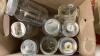 (2)BOXES - TUPPERWARE BOWL W/LID + CANNING JARS - 4