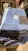 (2)BOXES - LAPTOP BAGS, 2 DENIM BLANKETS, PUZZLES, PETRIFIED WOOD, - 2