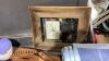 (2)BOXES - LAPTOP BAGS, 2 DENIM BLANKETS, PUZZLES, PETRIFIED WOOD, - 3