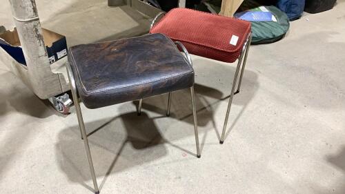 (2) STACKING STOOLS