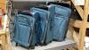 3-PIECE LUGGAGE SET - ALL HAVE 4 WHEELS + EXTENSION HANDLE