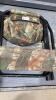 FOLDING EASTMAN CAMO CAMP CHAIR ,CAMO BAG + FLAMBEAU THERMOS - 6
