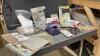 CRAFTING BOX-SCRAPBOOKING SUPPLY, XYRON CREATE A STICKER UNIT + REFILLS
