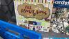 (2) ITEMS B0X + BLUE CRATE W/ SCRAPBOOKING/HOBBY SUPPLIES - 4