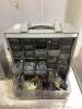 (2) SMALL BIT ORGANIZERS W/ CONTENTS - SCREWS, RIVETS, DRILL BITS & MISCELLANEOUS - 2