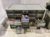 (2) SMALL BIT ORGANIZERS W/ CONTENTS - SCREWS, RIVETS, DRILL BITS & MISCELLANEOUS - 4