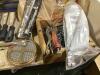 SHOP CRATE W/ SCREWDRIVERS, SCREWS, BOLTS, PILERS & MISCELLANEOUS - 5