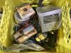 SHOP CRATE W/ SCREWDRIVERS, SCREWS, BOLTS, PILERS & MISCELLANEOUS - 8