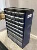 SMALL BITS ORGANIZER W/ CONTENTS - SCREWS, LETTERS, BOLTS & MISCELLANEOUS - 2