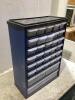 SMALL BITS ORGANIZER W/ CONTENTS - SCREWS, LETTERS, BOLTS & MISCELLANEOUS - 3