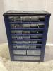 SMALL BITS ORGANIZER W/ CONTENTS - SCREWS, LETTERS, BOLTS & MISCELLANEOUS - 4