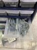 SMALL BITS ORGANIZER W/ CONTENTS - SCREWS, LETTERS, BOLTS & MISCELLANEOUS - 6